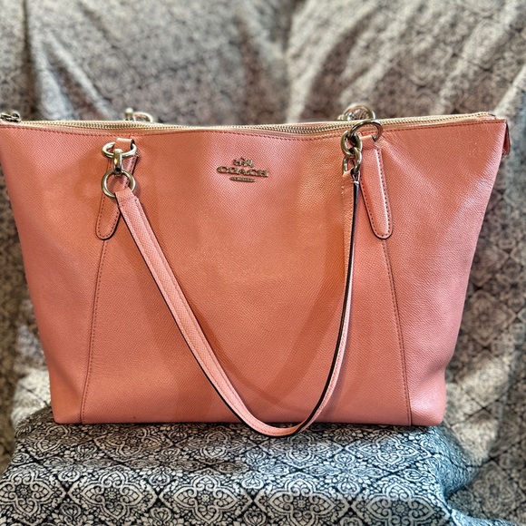 Coach pink Leather Tote Bag - Picture 1 of 10
